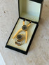 Vintage Perrier-Jouët gold-plated champagne bottle opener and stopper set in original box from Collectors Gene
