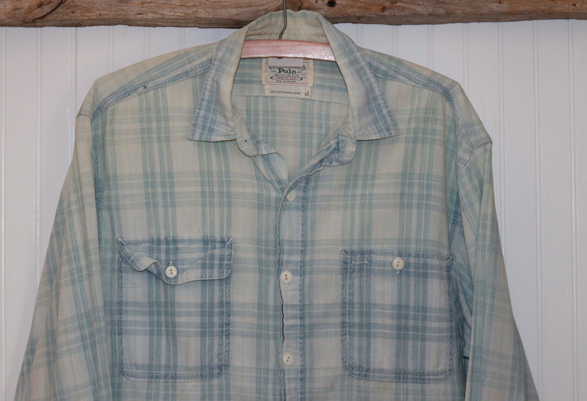 Polo Ralph Lauren Country White Blue Plaid Shirt | Doug Bilhmaier