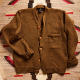 RRL Ralph Lauren Brown Cardigan | Doug Bihlmaier