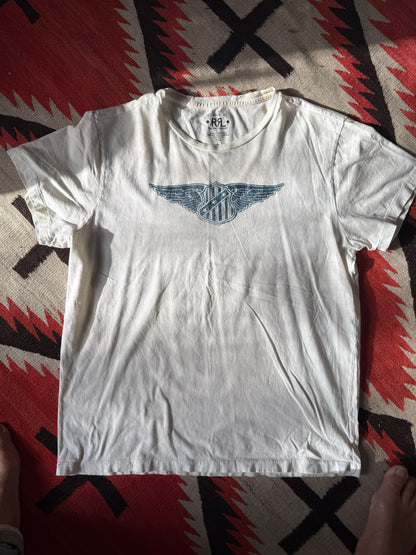 RRL Ralph Lauren White Wing T-Shirt | Doug Bihlmaier