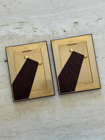 Ralph Lauren Crocodile Embossed 4x6 Photo Frame | Collectors Gene Rare Finds