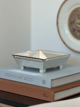 Richard Meier for Swid Powell Silver Plated Square Footed Bowl Italy c.1980s | Collectors Gene