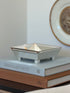 Richard Meier for Swid Powell Silver Plated Square Footed Bowl Italy c.1980s | Collectors Gene