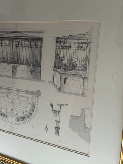 Ritz Carlton New Orleans Architectural Drawing | Collectors Gene