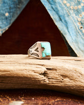 Square Turquoise Ring | Doug Bihlmaier