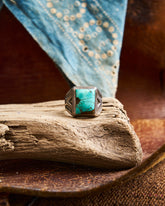 Square Turquoise Ring | Doug Bihlmaier