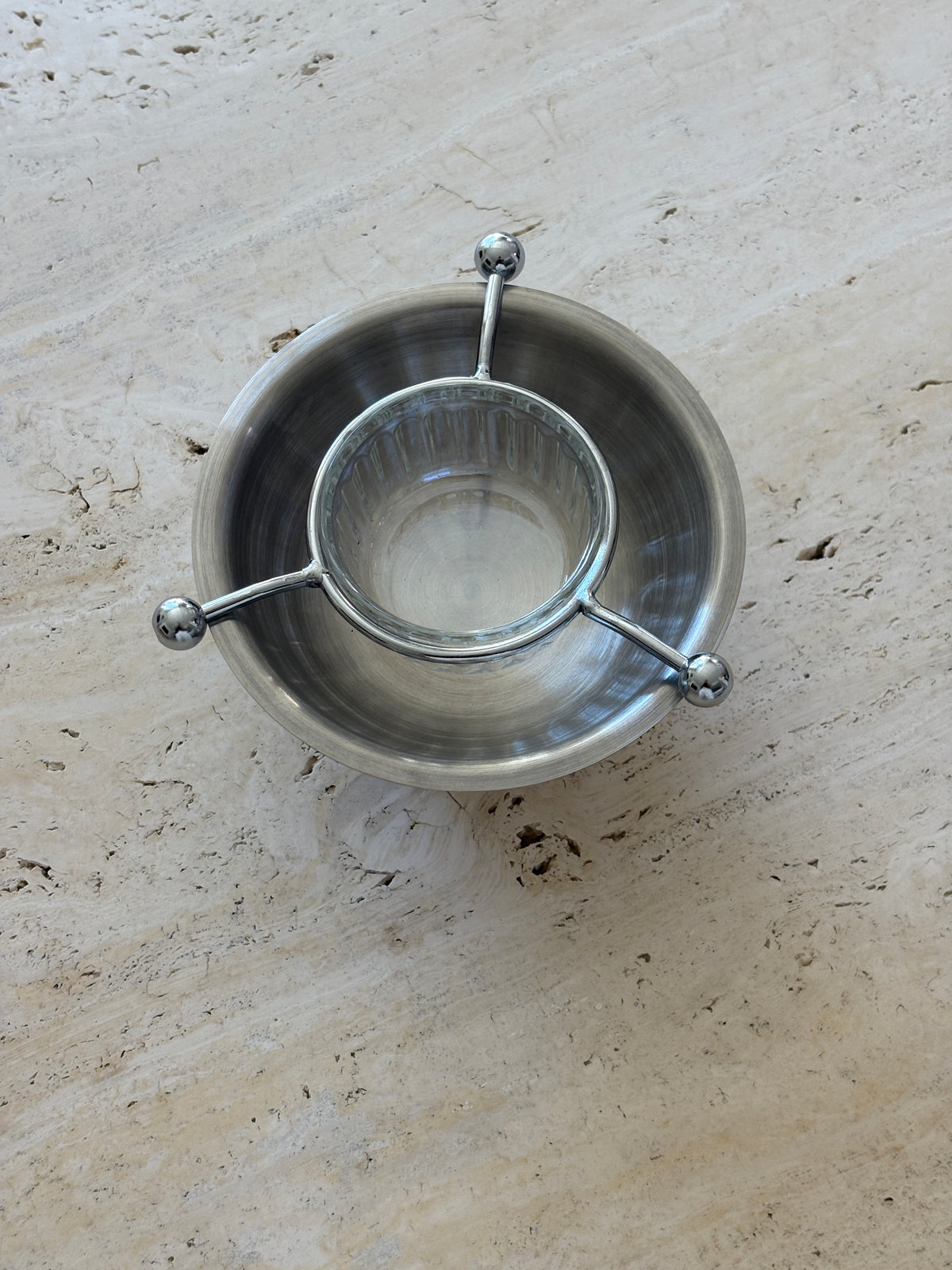 Stainless Steel Caviar Server | Collectors Gene Rare and Collectibles