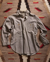 Value Gray Quarter Button Shirt | Doug Bihlmaier